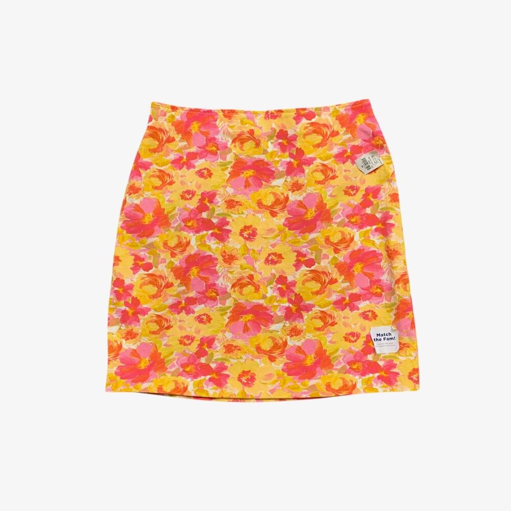 Old Navy Skirt Womens XS Extra Small Pixie Fitted Floral Spring Stretch Waist